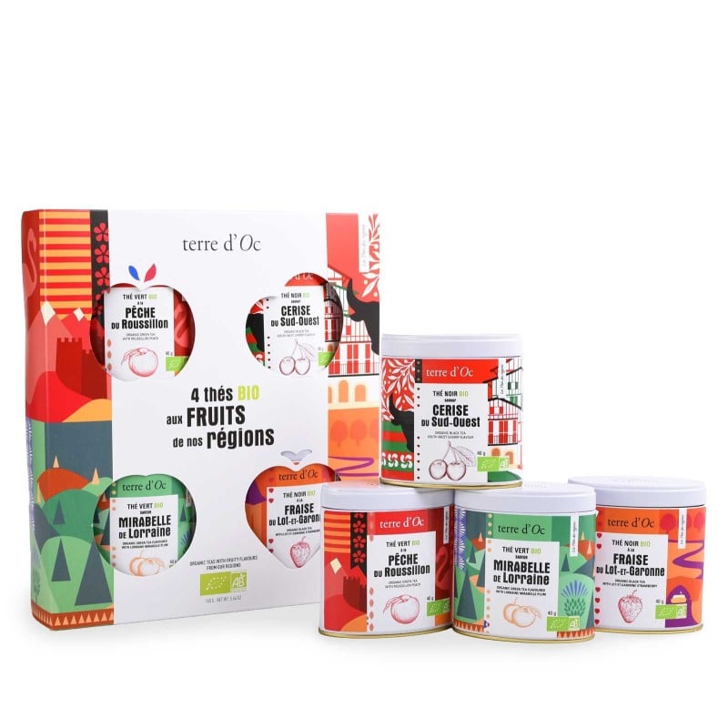 Coffret 4 thés bio