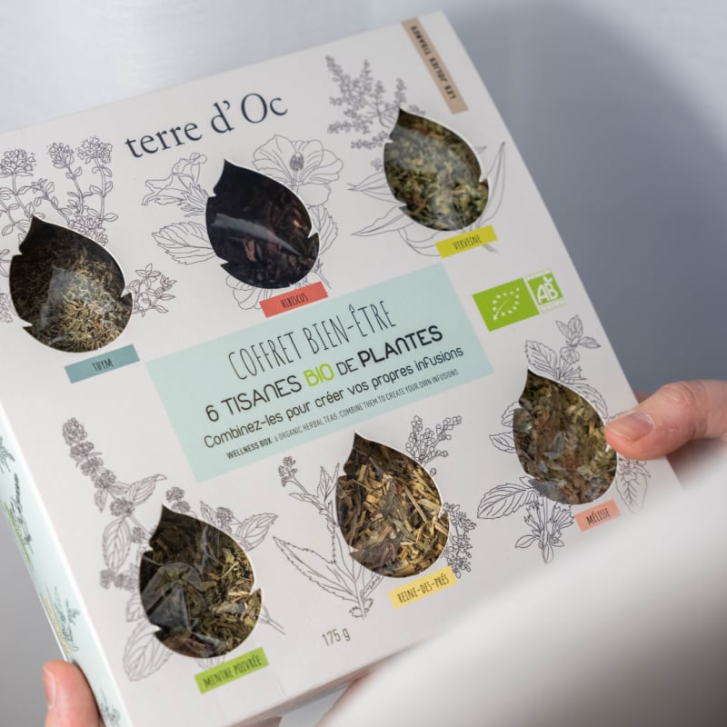 Coffret 6 tisanes bio