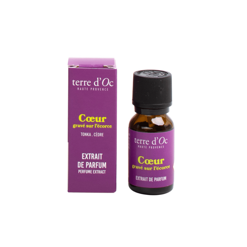 Concentré parfum intérieur Cœur gravé sur l'écorce Terre d'Oc 15ml