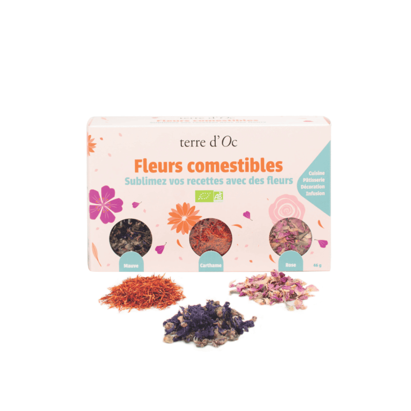 Organic edible flowers