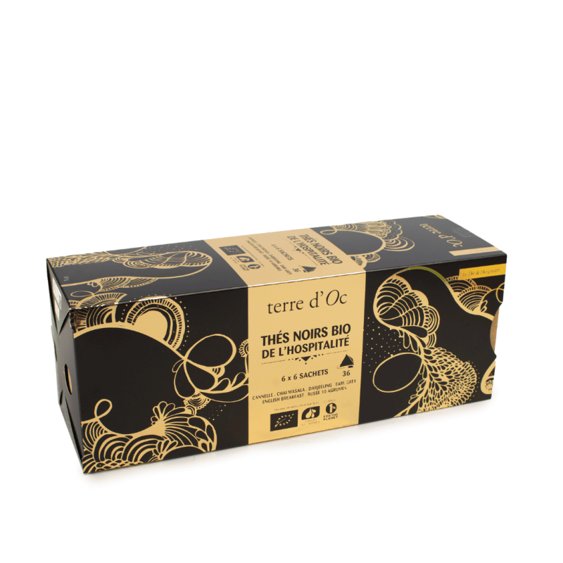 Organic black tea gift set...