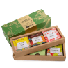 Coffret découverte thés verts bio 36 sachets 6 recettes du monde Terre d'Oc