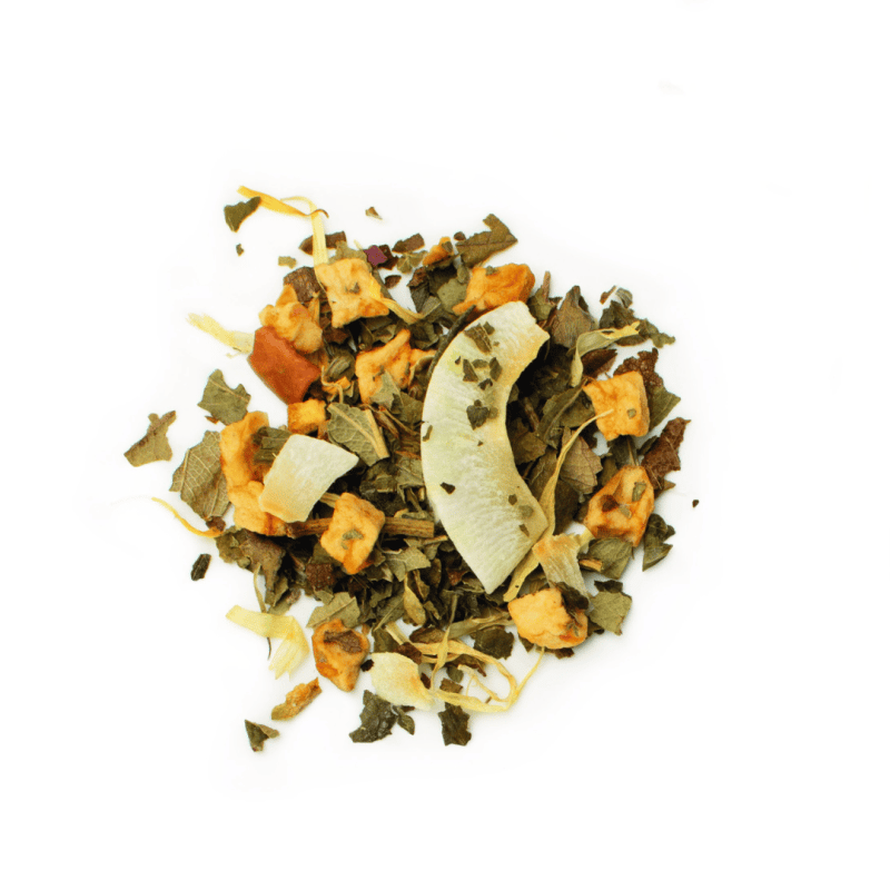 Vrac tisane coco mangue bio recharge boîte à thé
