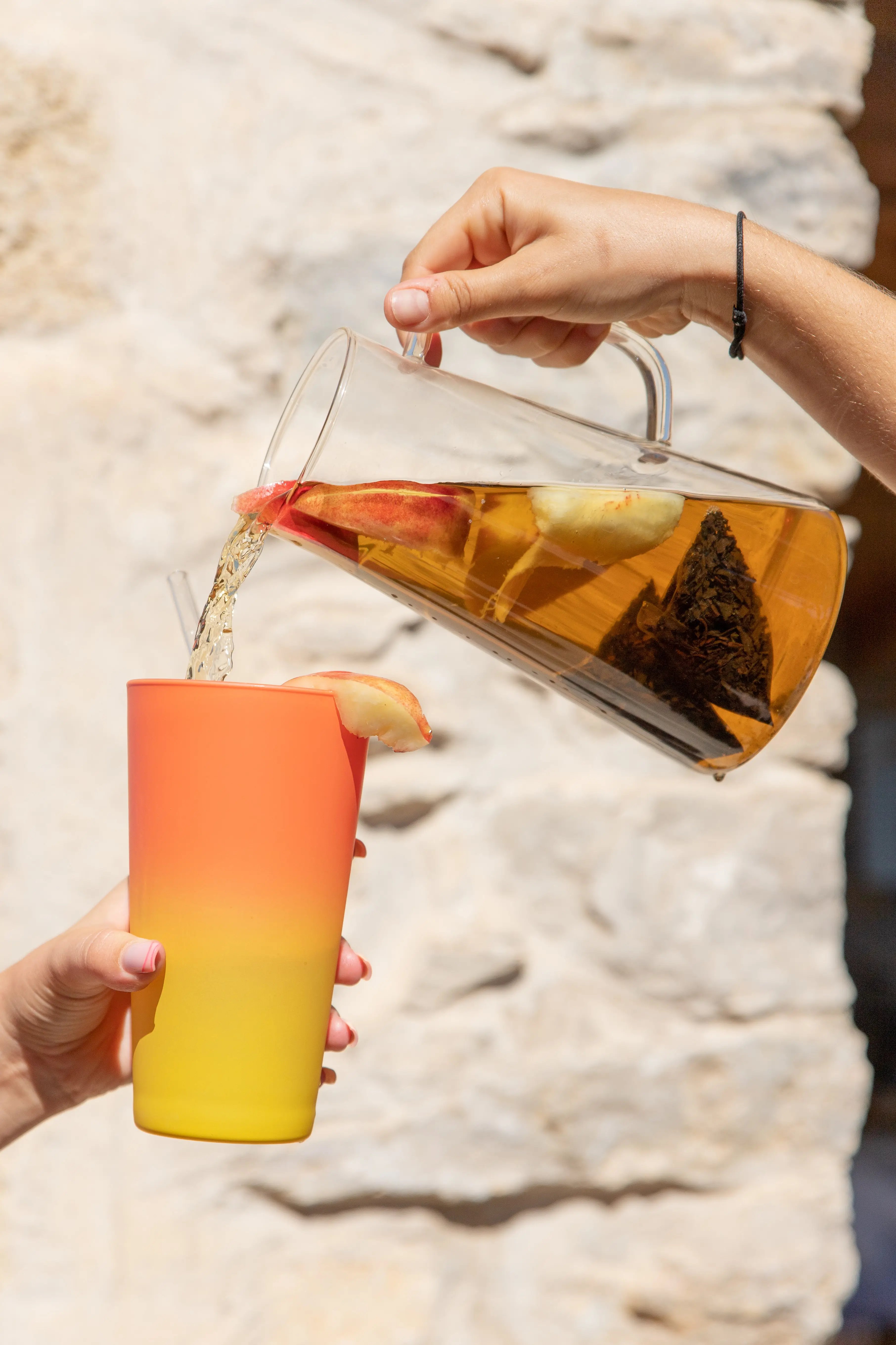 thé glacé bio et carafe