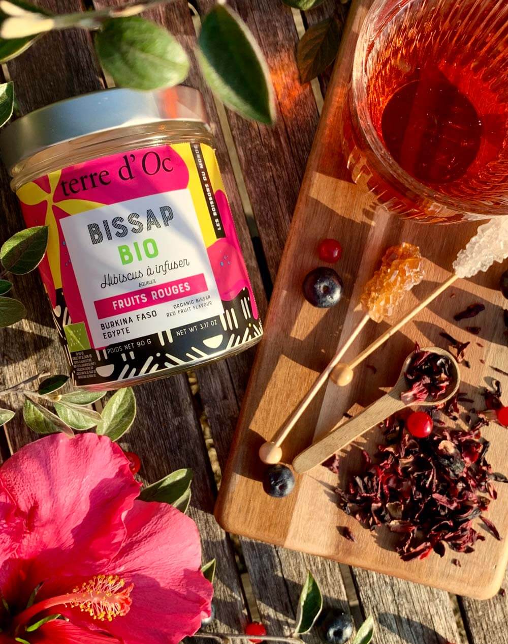 FRISAFRAN, Hibiscus BIO, Fleur Hibiscus pour Bissap