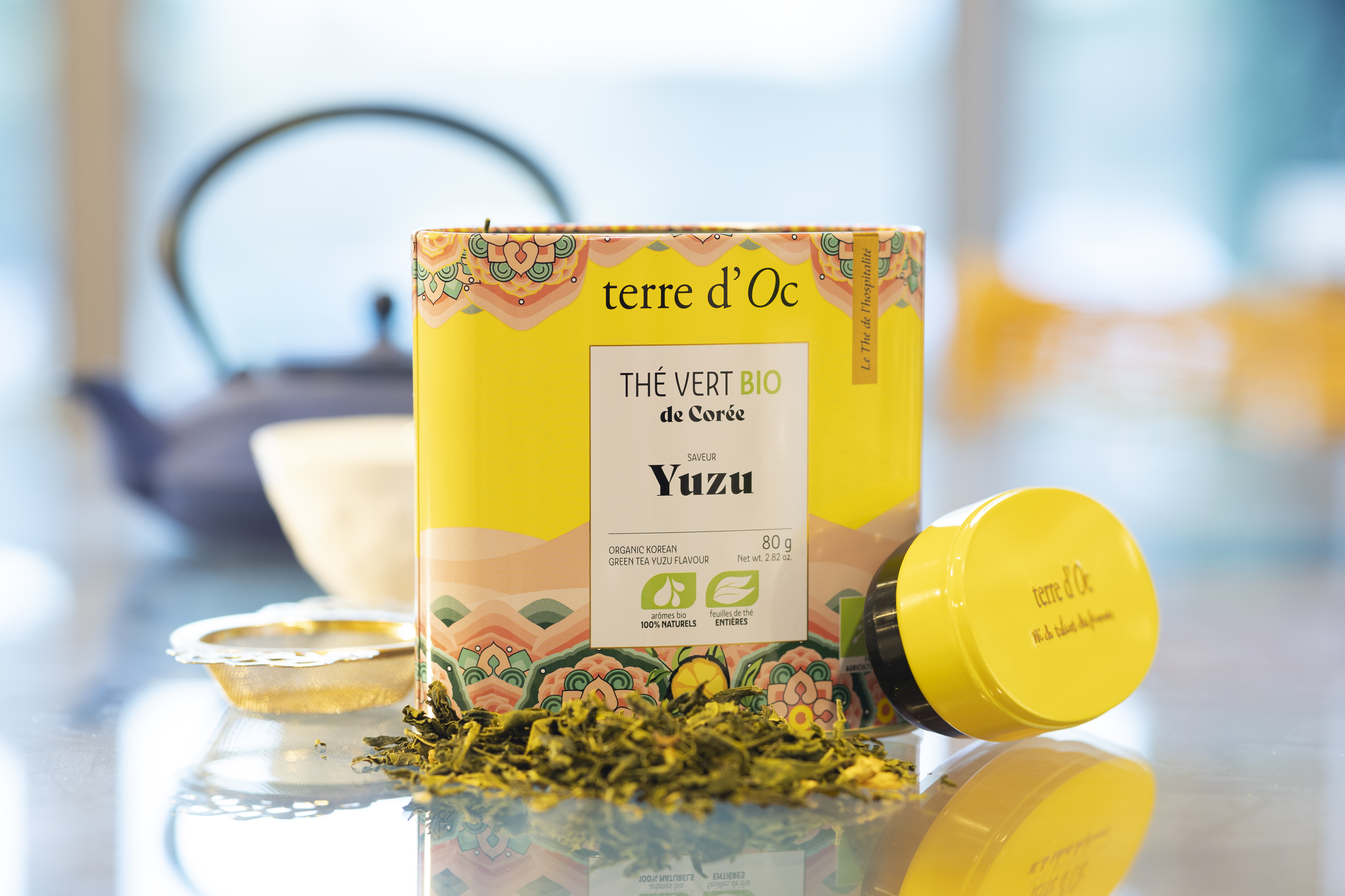 thé vert bio corée yuzu