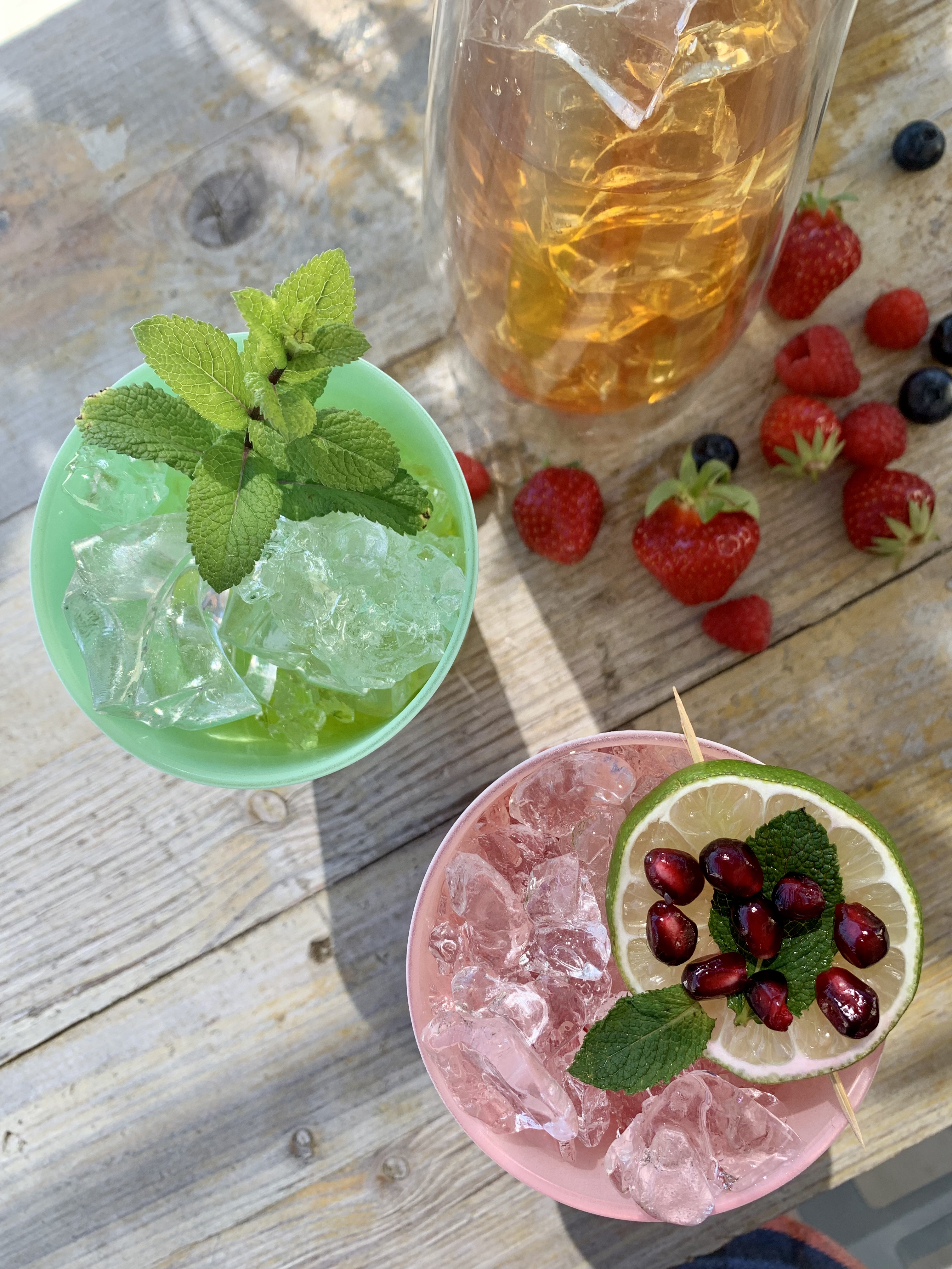 thé glacé menthe