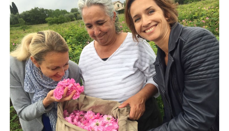 La magie des roses en Provence … tournage !