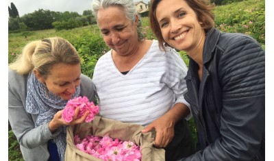 La magie des roses en Provence … tournage !